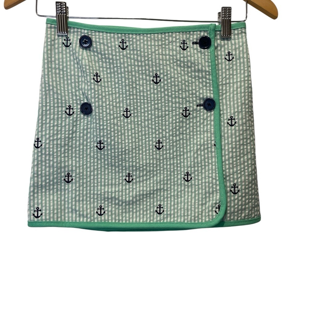 CPC childrenwear Green Anchor Print gilrs Skirt size 8